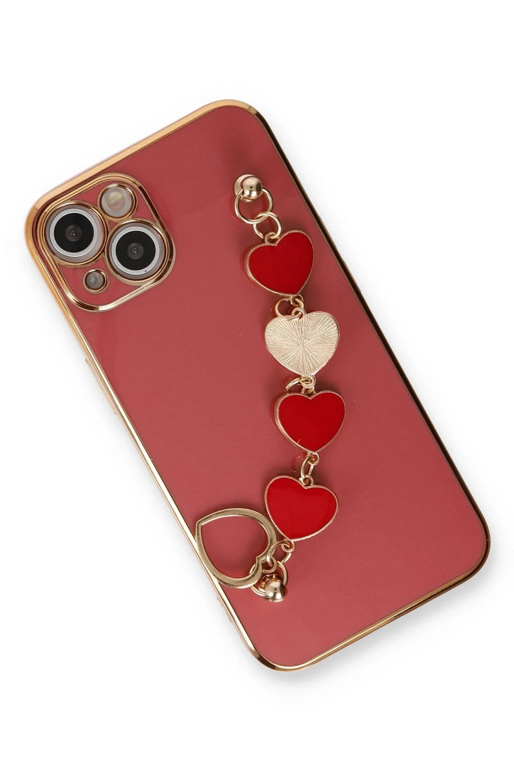Mey İthalat® iPhone 14 Kılıf Esila Silikon - Kırmızı