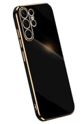 Mey İthalat® Samsung Galaxy S25 Ultra Kılıf Volet Silikon - Siyah