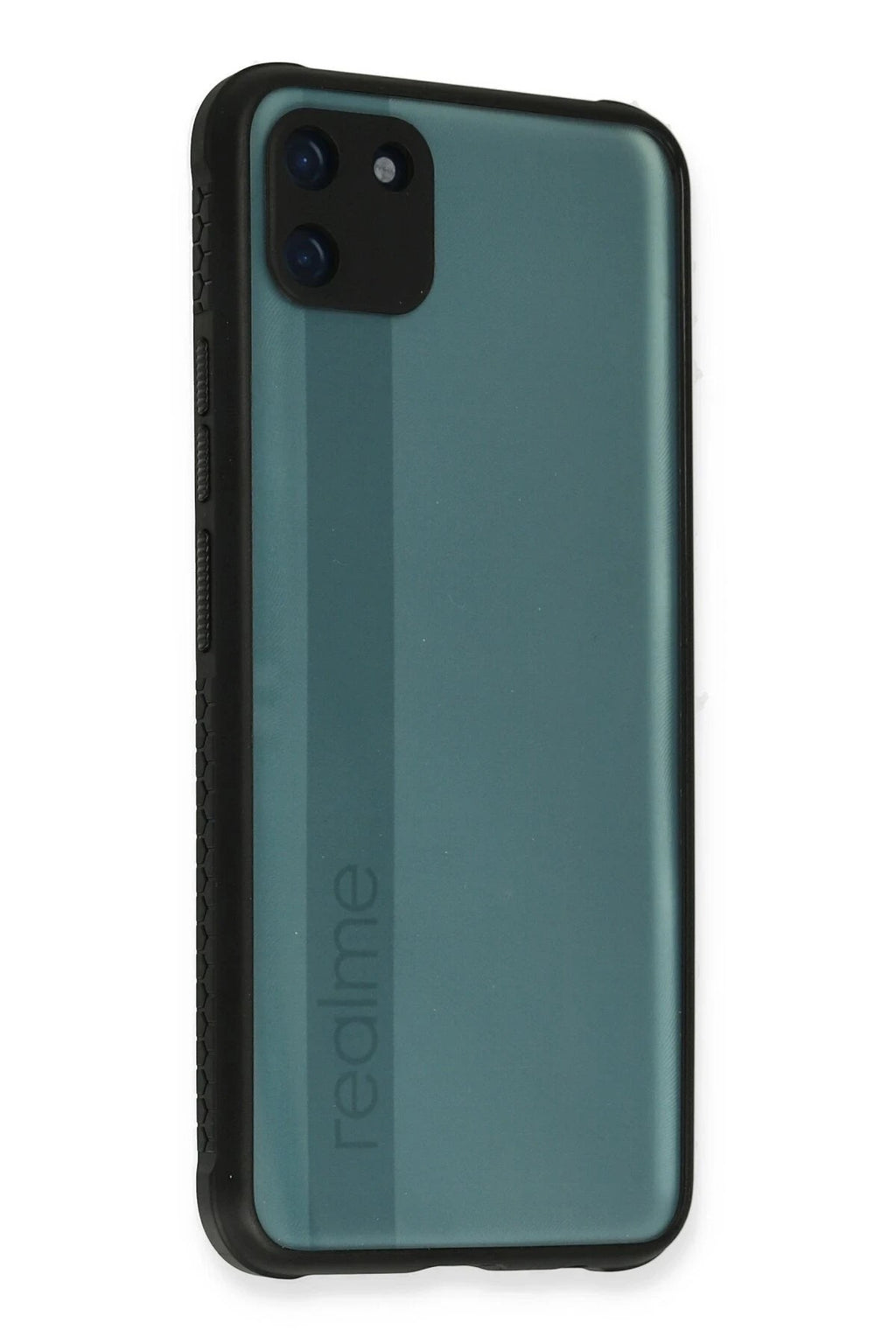 Mey İthalat® Realme C11 Kılıf Miami Şeffaf Silikon - Siyah
