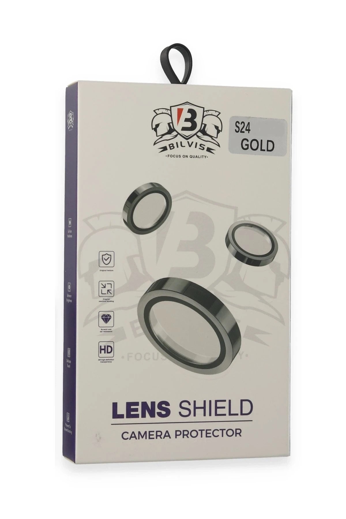 Mey İthalat® Samsung Galaxy S24 Bilvis Titan Kamera Lens - Gold
