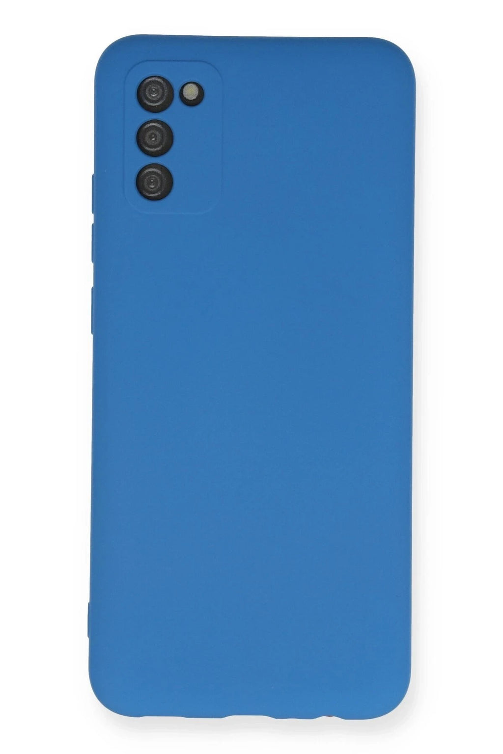 Mey İthalat® Samsung Galaxy A03S Kılıf Nano içi Kadife Silikon - Mavi