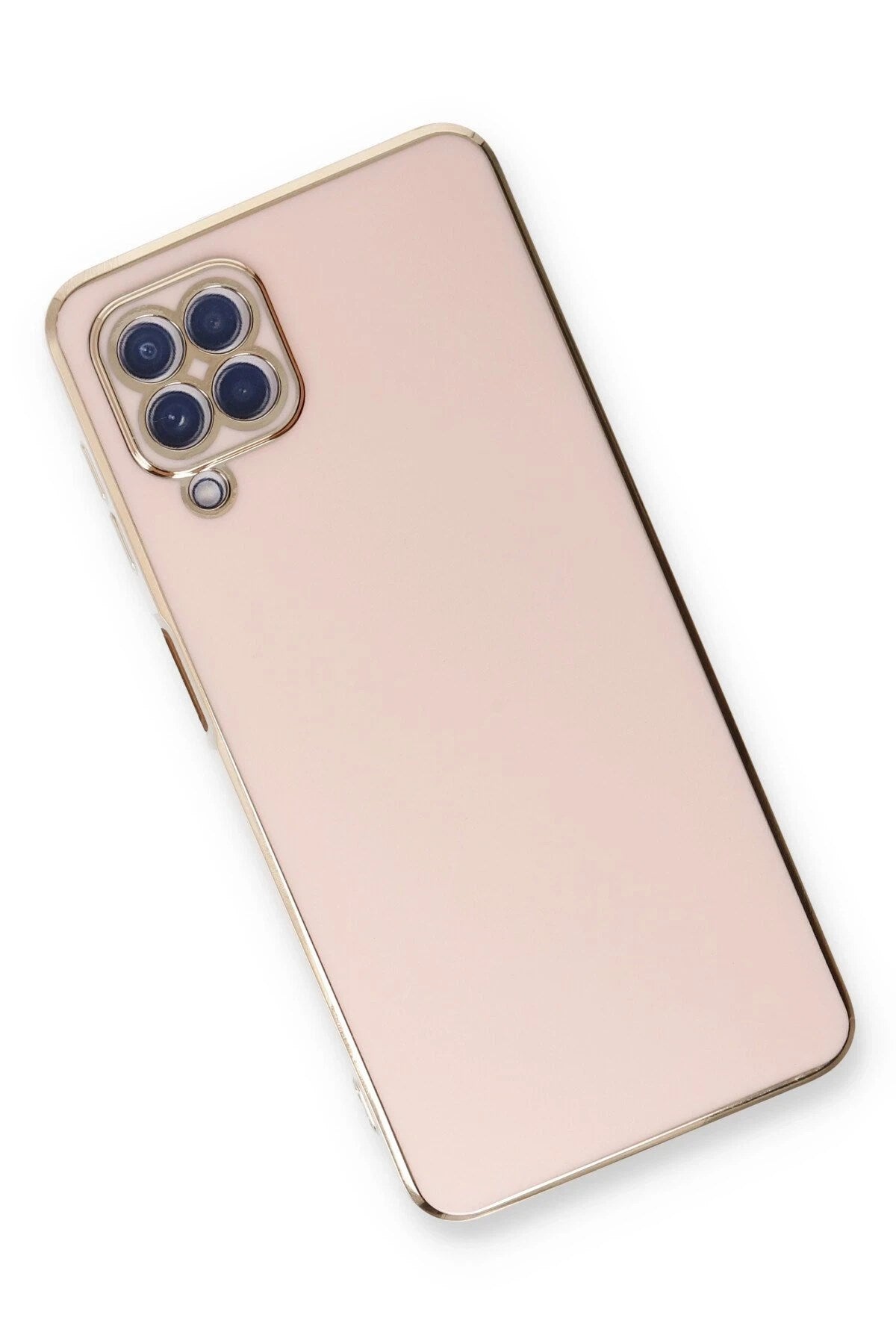 Mey İthalat® Samsung Galaxy A22 Kılıf Volet Silikon - Pembe