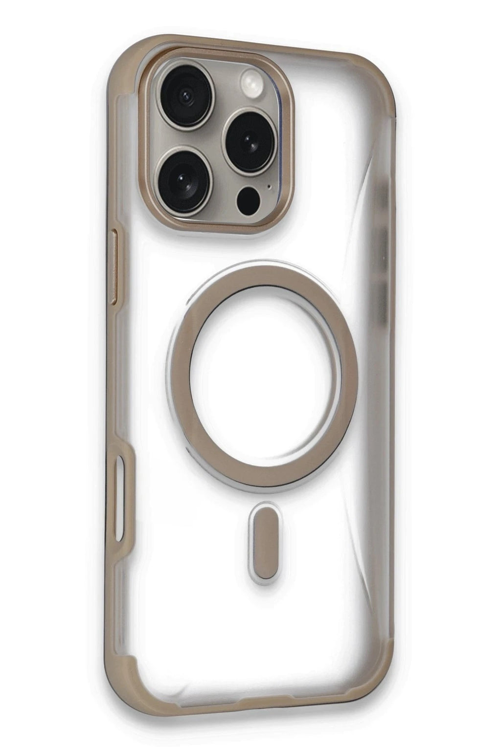 Mey İthalat® iPhone 16 Pro Max Hilton Magsafe Kapak - Gold