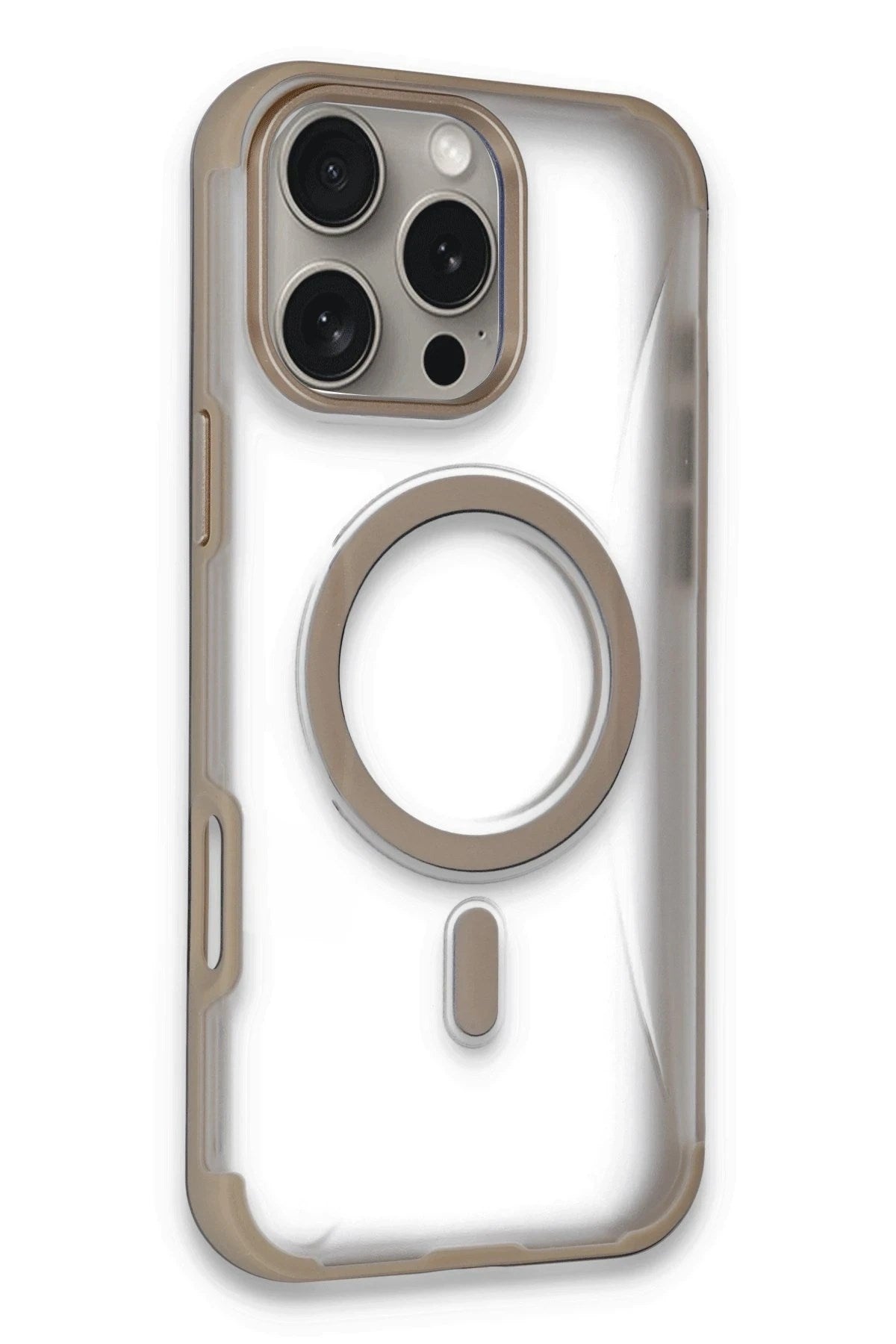 Mey İthalat® iPhone 16 Pro Max Hilton Magsafe Kapak - Gold