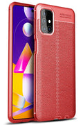 Mey İthalat® Samsung Galaxy M31S Kılıf Auto Focus Kapak - Kırmızı