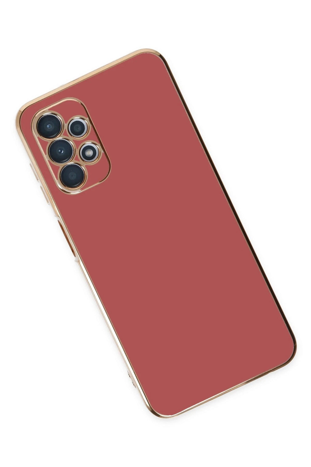 Mey İthalat® Samsung Galaxy A13 4G Kılıf Volet Silikon - Kırmızı
