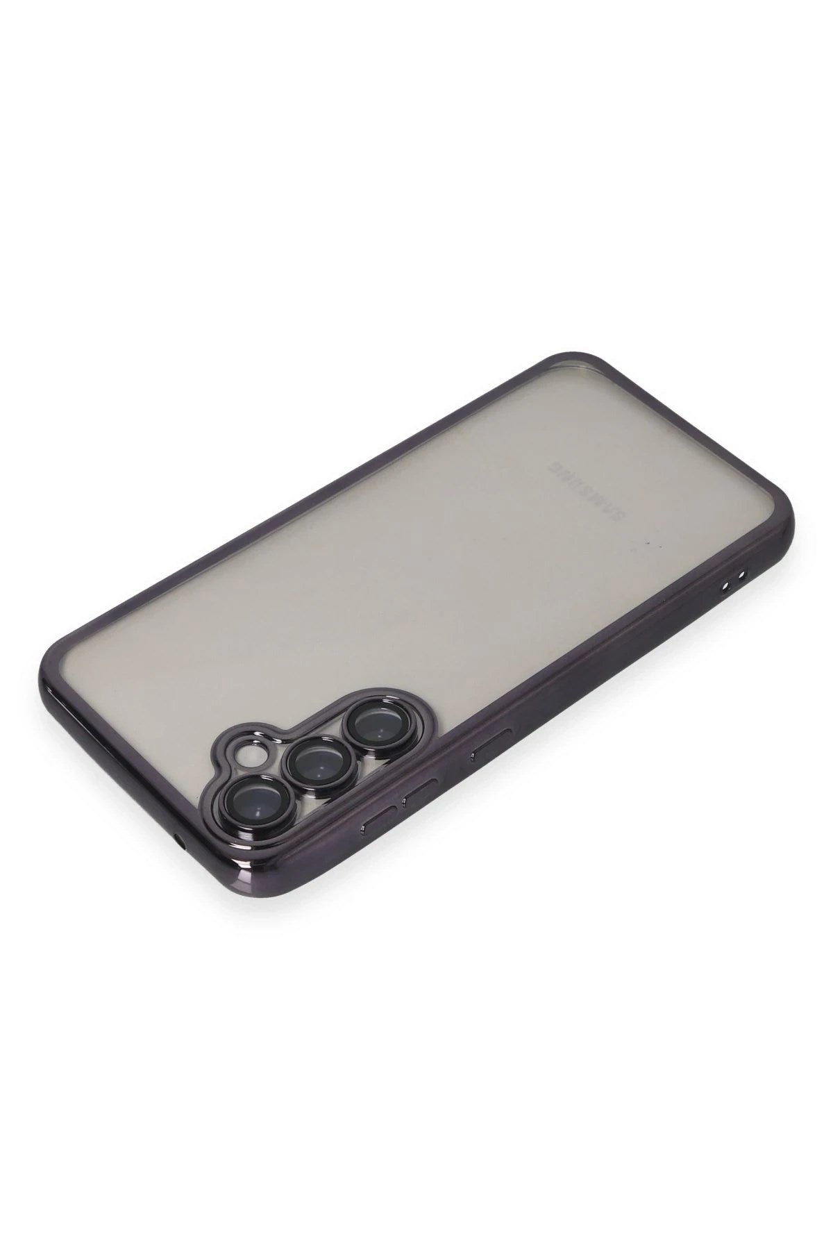 Mey İthalat® Samsung Galaxy S23 FE Kılıf Lensli Silikon - Mor