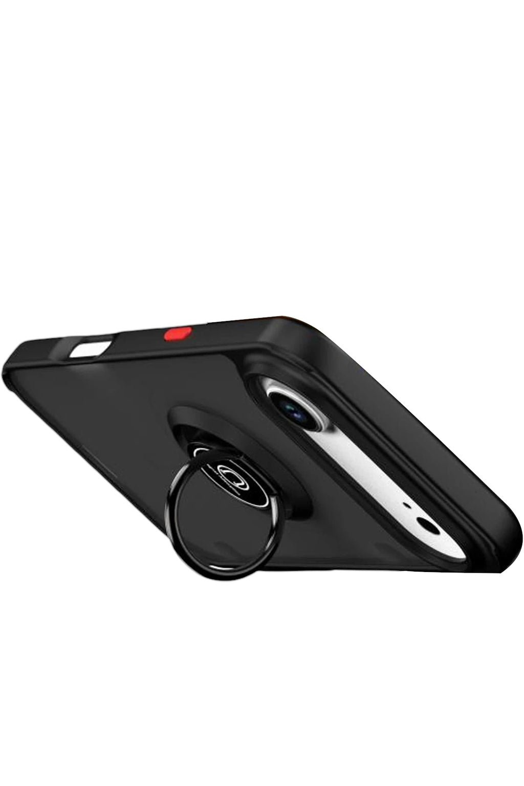 Mey İthalat® iPhone 17 Air Montreal Yüzüklü Silikon Kapak - Siyah