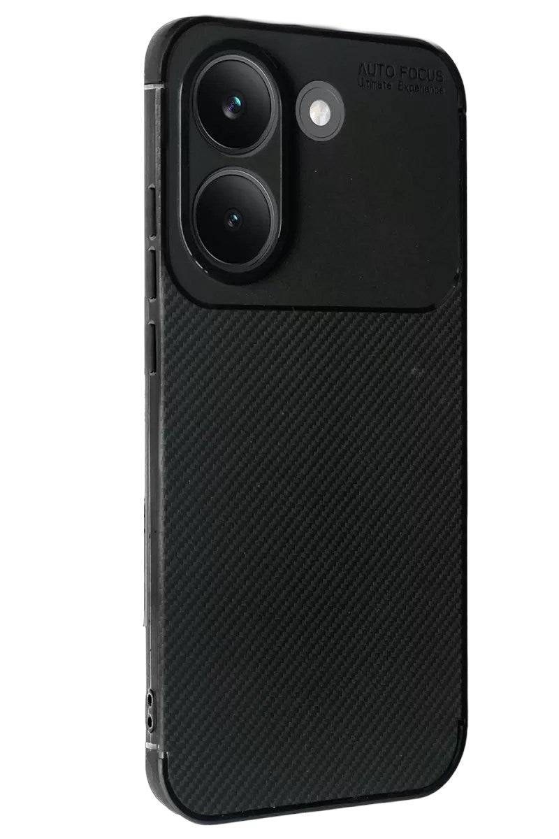 Mey İthalat® Poco X8 Pro Auto Focus Karbon Kapak - Siyah