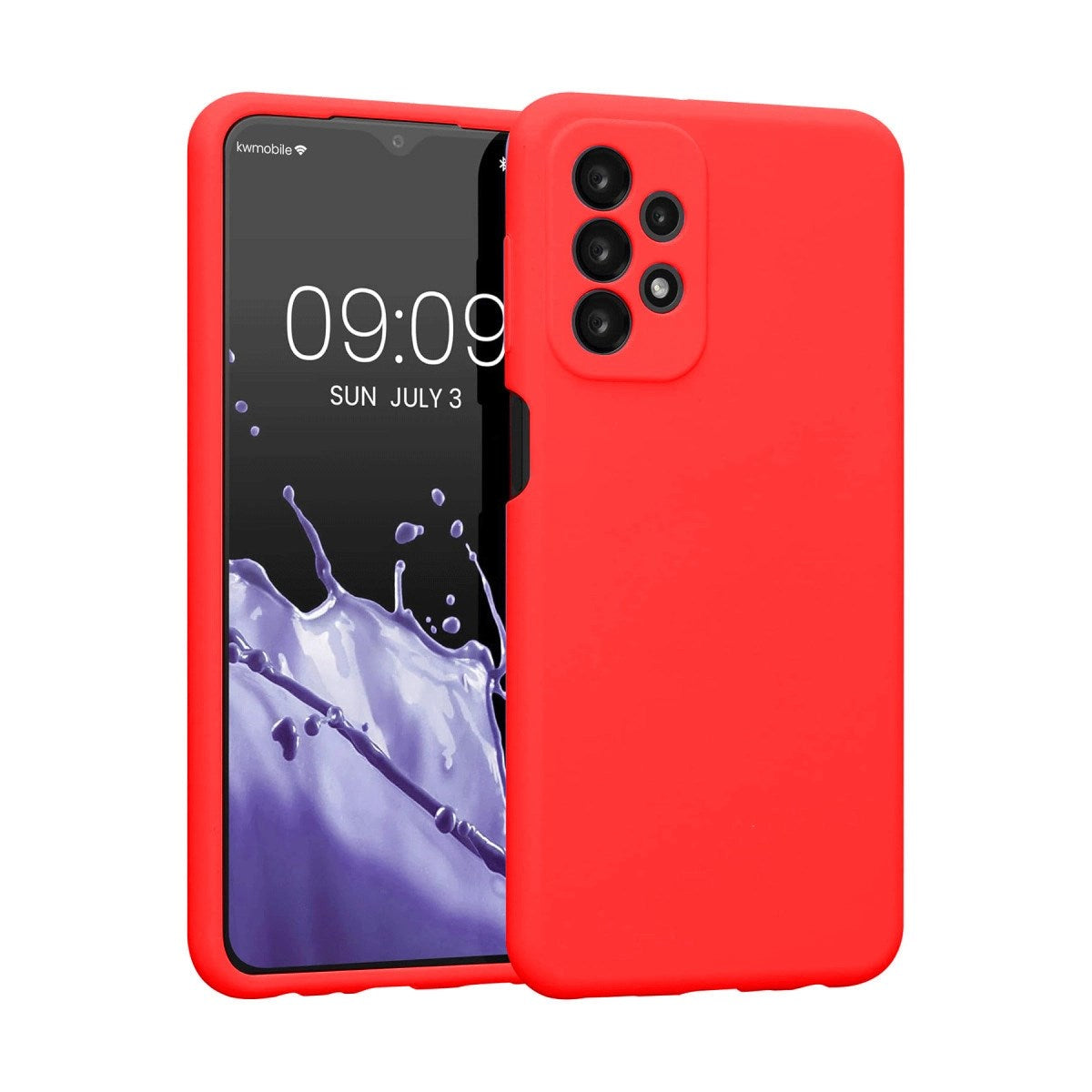 Mey İthalat® Samsung Galaxy A23 4G Kılıf First Silikon - Kırmızı