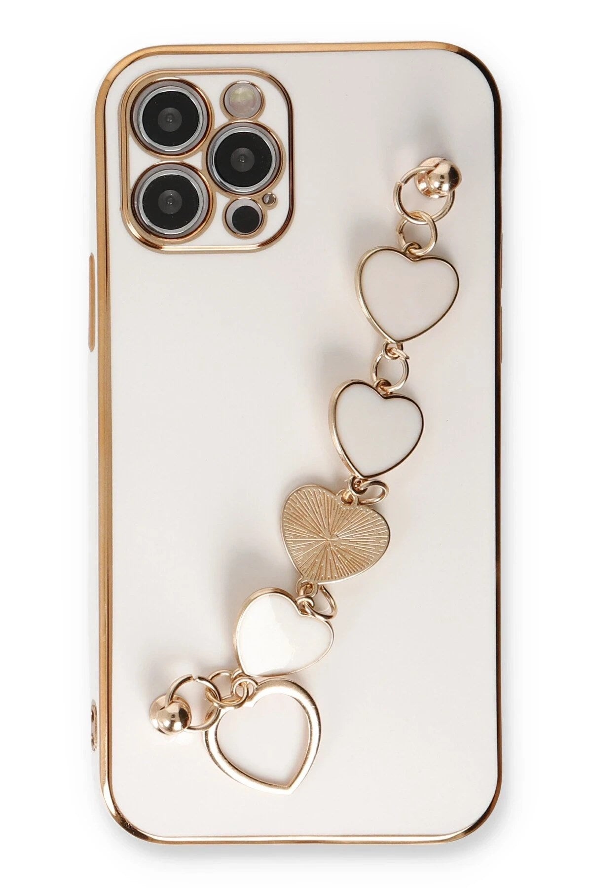Mey İthalat® iPhone 12 Pro Kılıf Esila Silikon - Beyaz