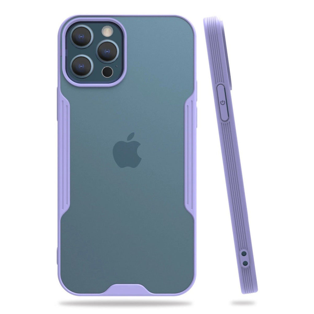 Mey İthalat® iPhone 12 Pro Max Kılıf Platin Silikon - Lila