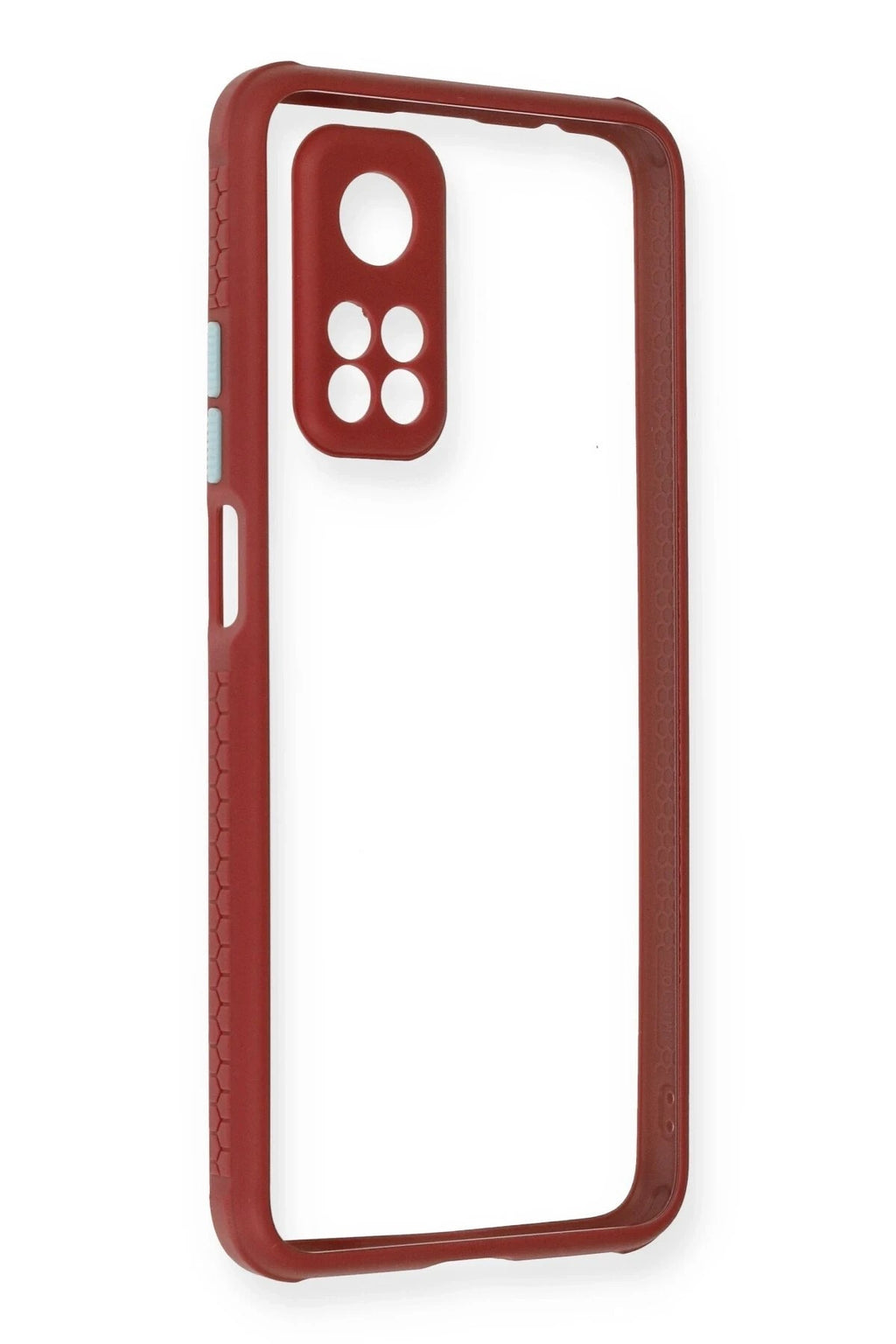 Mey İthalat® Mi 10T Pro Kılıf Miami Şeffaf Silikon - Fuşya