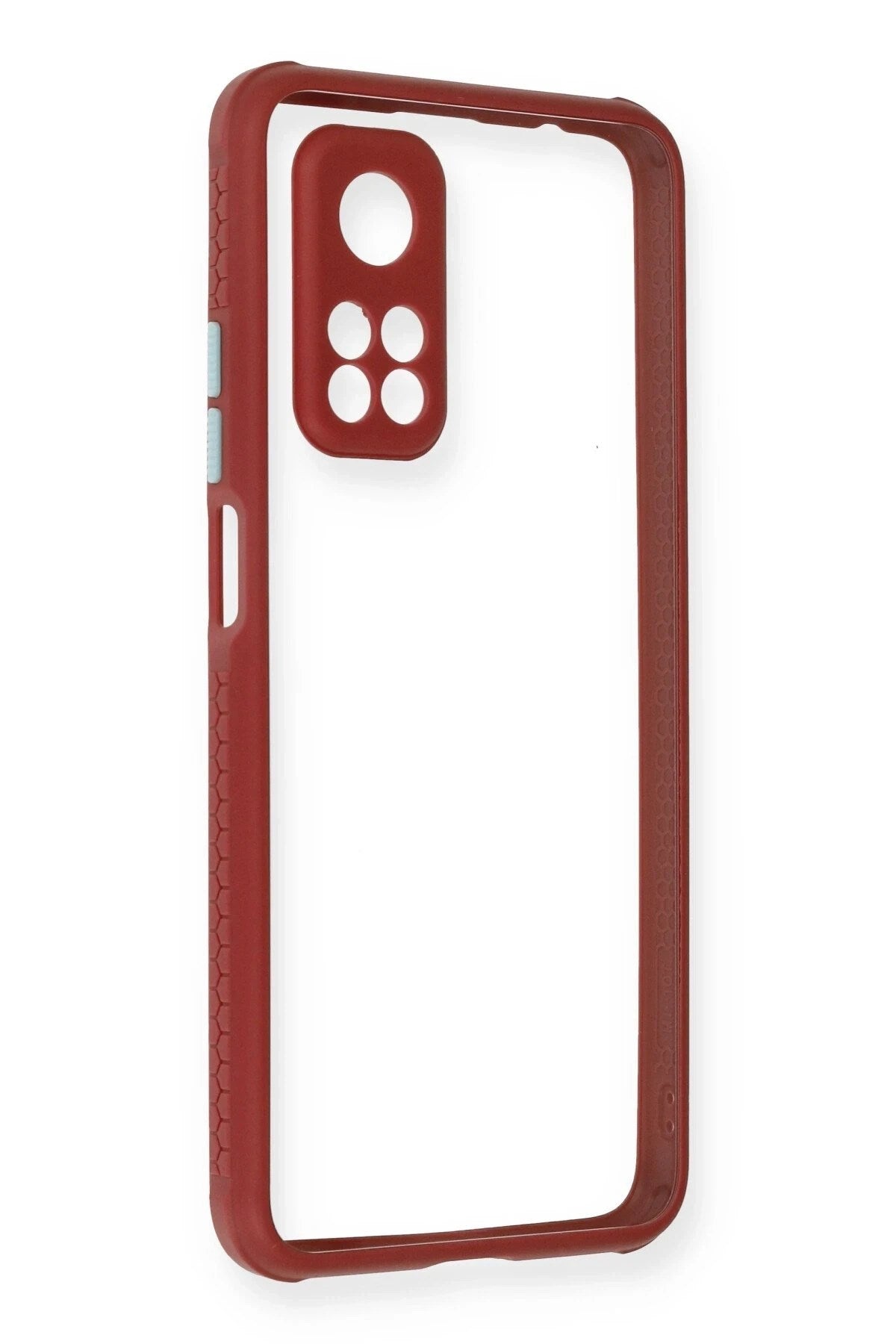 Mey İthalat® Mi 10T Pro Kılıf Miami Şeffaf Silikon - Fuşya