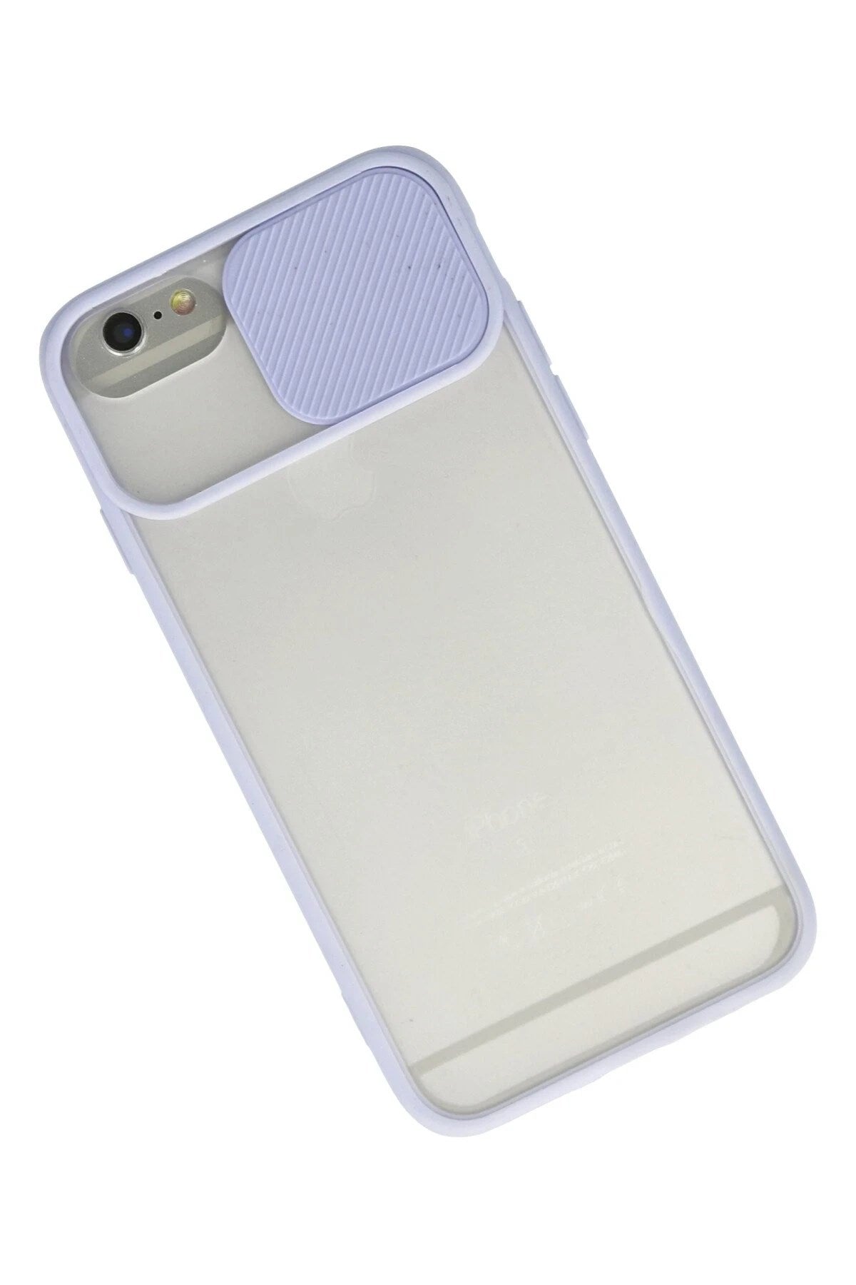 Mey İthalat® iPhone 6 Kılıf Palm Buzlu Kamera Sürgülü Silikon - Lila
