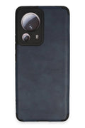 Mey İthalat® Mi 13 Lite Kılıf Loop Deri Silikon - Lacivert