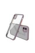 Mey İthalat® iPhone 12 Mini Kılıf Miami Şeffaf Silikon - Açık Mor