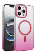 Mey İthalat® iPhone 16 Pro Max Glossy Magsafe Kapak - Pembe