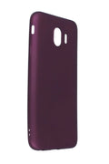 Mey İthalat® Samsung Galaxy J4 Kılıf First Silikon - Mürdüm
