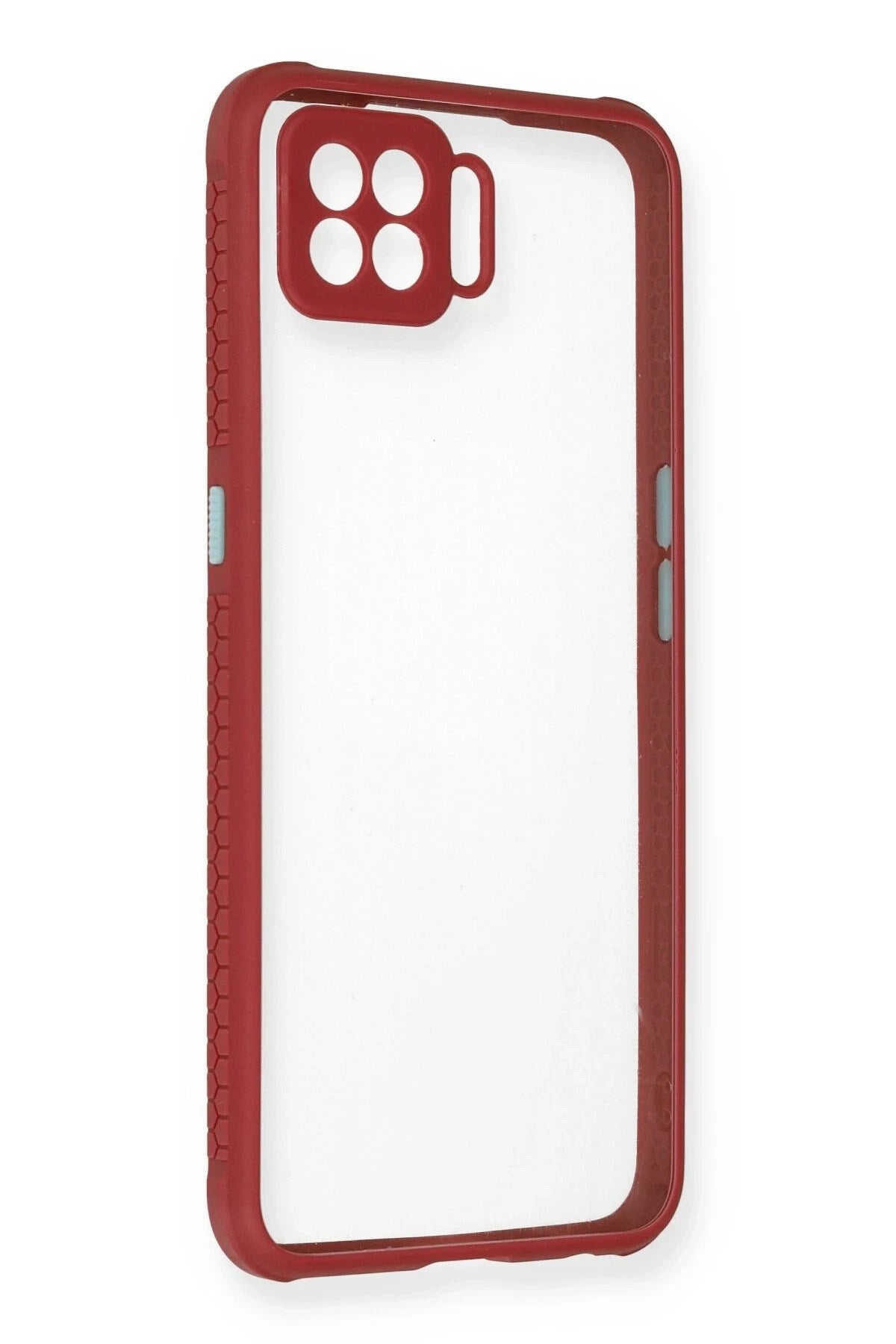 Mey İthalat® A73 Kılıf Miami Şeffaf Silikon - Fuşya