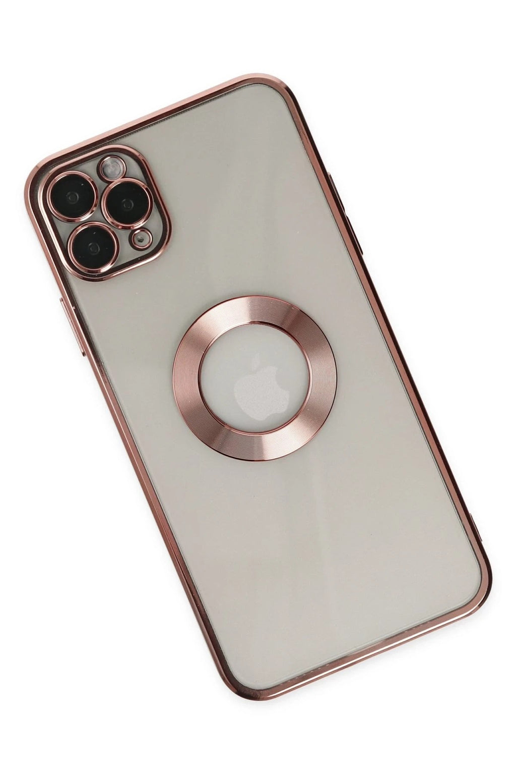 Mey İthalat® iPhone 11 Pro Kılıf Slot Silikon - Rose Gold