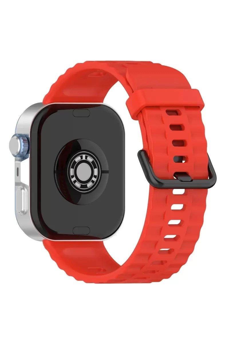 Mey İthalat® Huawei Watch Fit 3 Klasik Kordon - Kırmızı