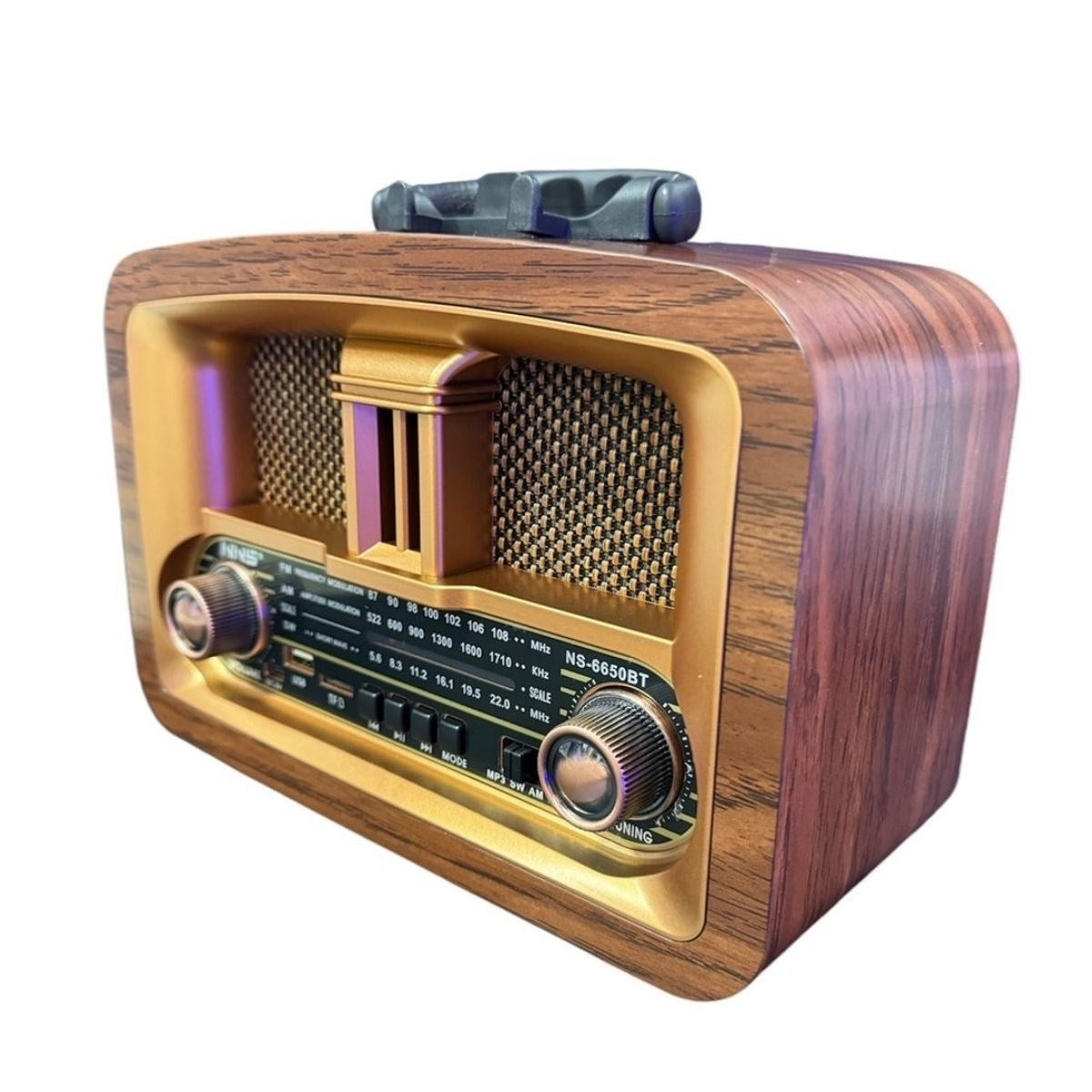 Taşınabilir Klasik AM/FM/SW Retro Ev Radyo USB ile Şarj Olabilen Retro Radyo
