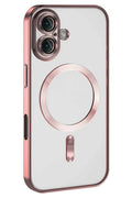 Mey İthalat® iPhone 16 Plus Kılıf Kross Magneticsafe Kapak - Pembe