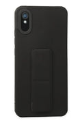 Mey İthalat® Redmi 9A Kılıf Mega Standlı Silikon - Siyah