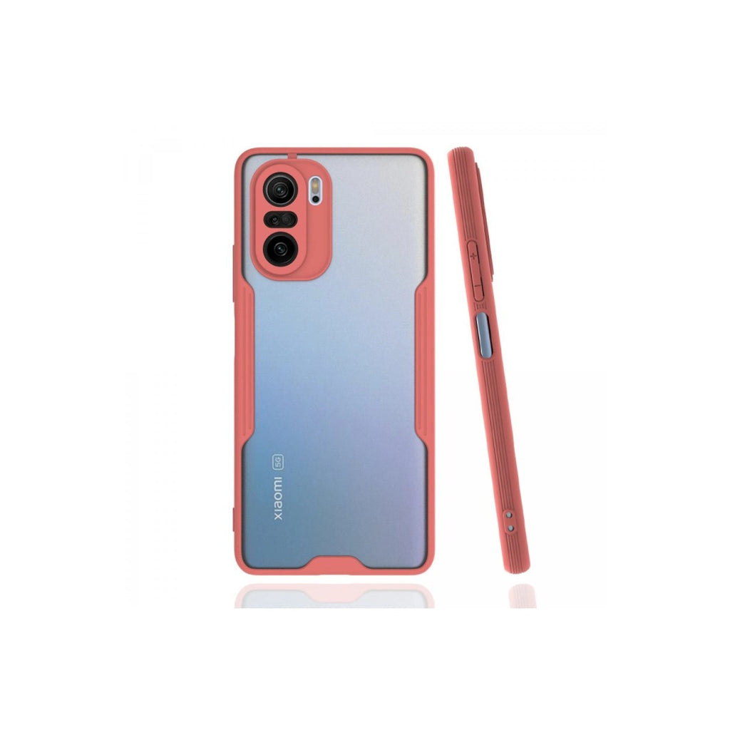 Mey İthalat® Poco F3 Kılıf Platin Silikon - Pembe