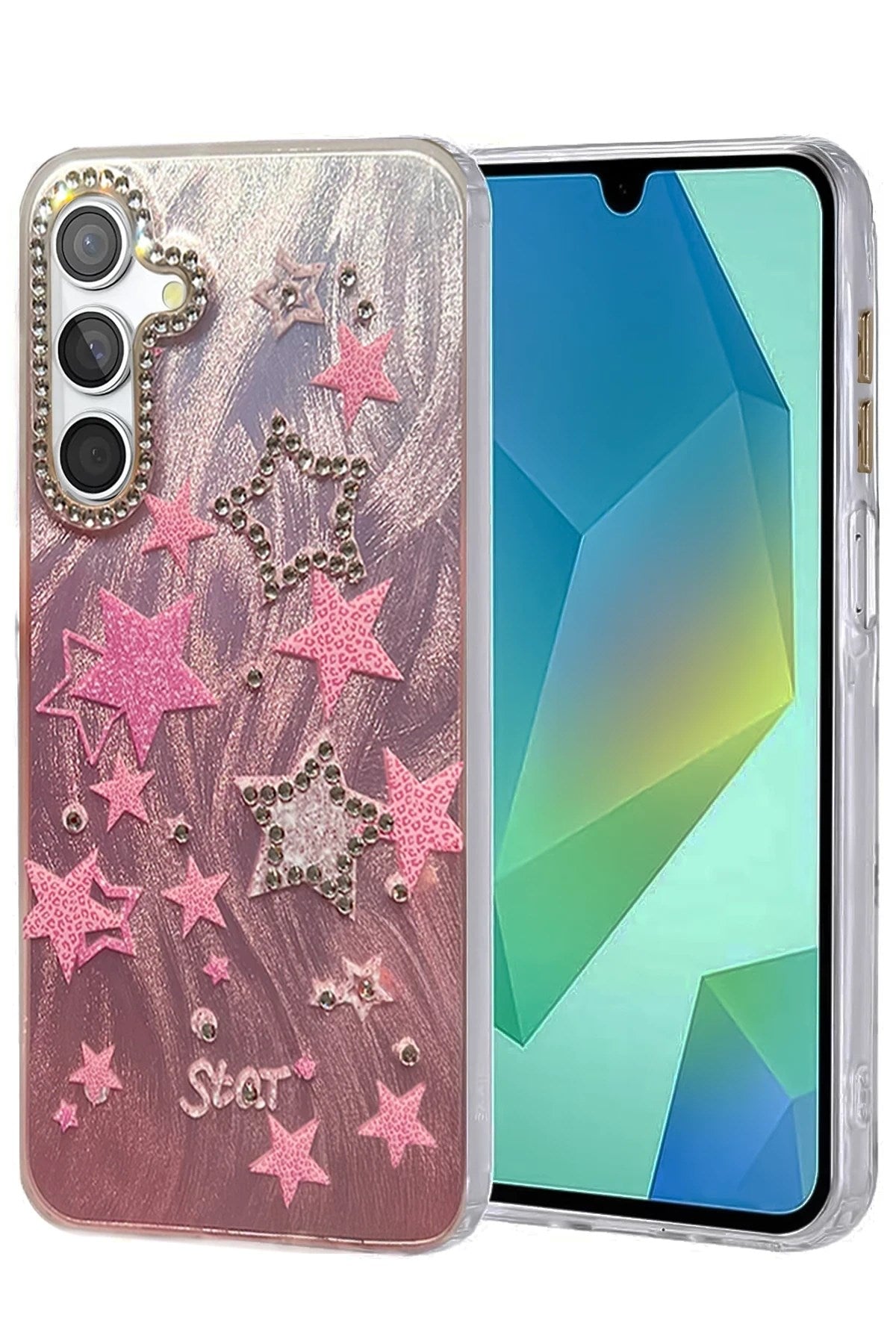 Mey İthalat® Samsung Galaxy A15 4G Kılıf Blade Aynalı Desenli Kapak - Desen 7