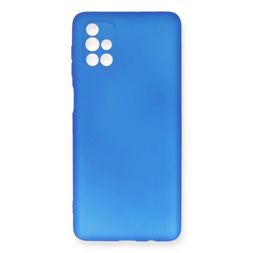 Mey İthalat® Samsung Galaxy M51 Kılıf First Silikon - Mavi