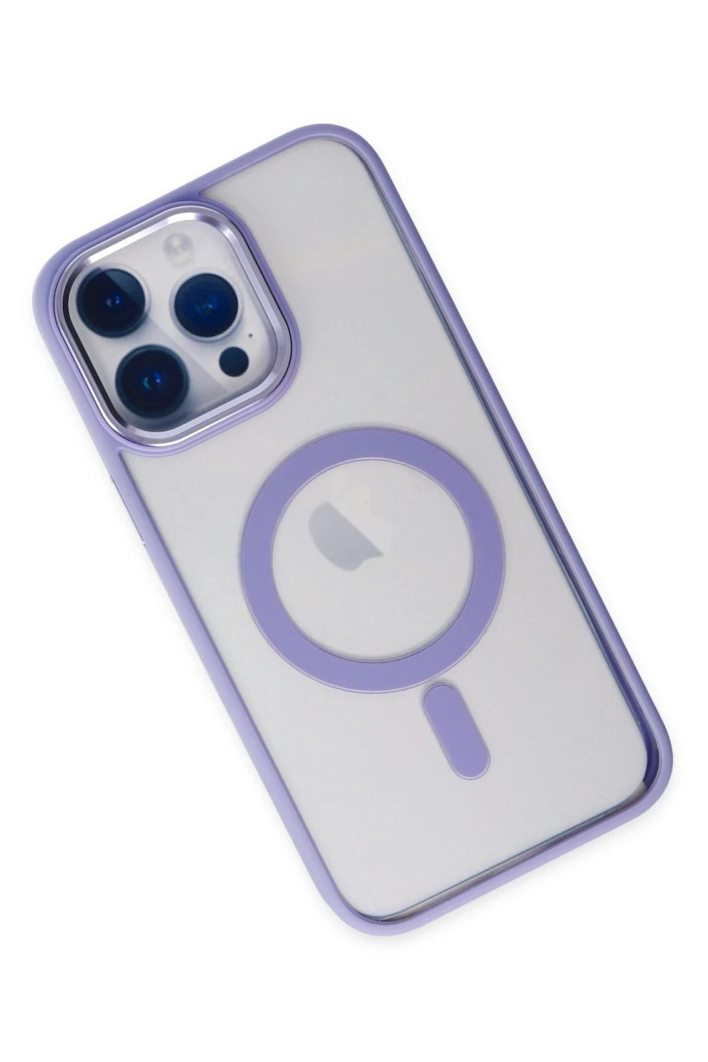 Mey İthalat® iPhone 14 Pro Kılıf Room Magneticsafe Silikon - Lila