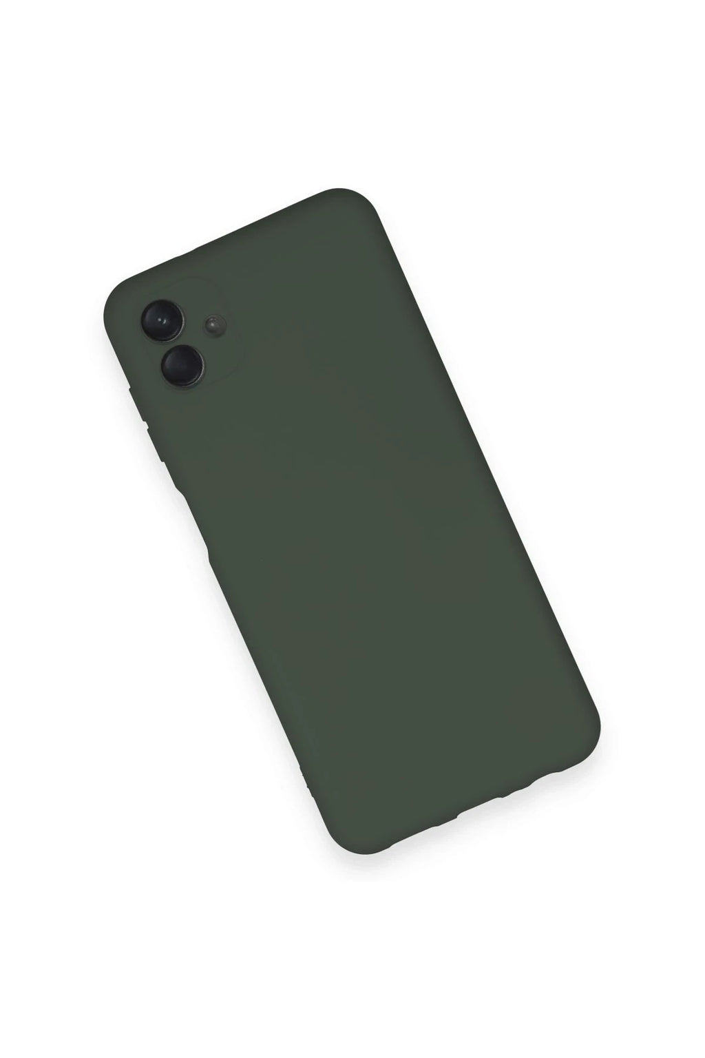 Mey İthalat® Samsung Galaxy A04 Kılıf Nano içi Kadife Silikon - Koyu Yeşil