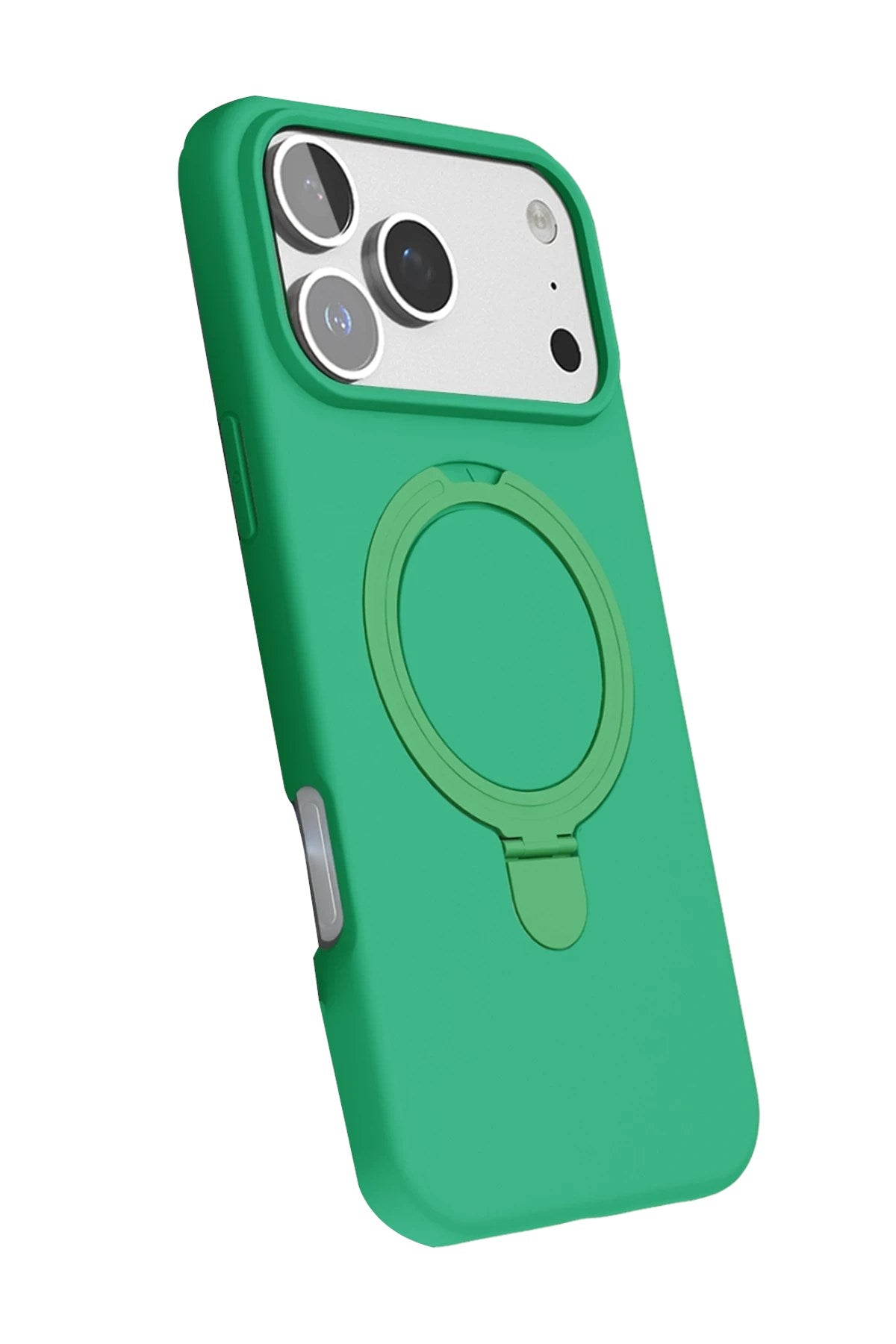 Mey İthalat® iPhone 17 Pro Max Regal Magsafe Standlı Kapak - Yeşil