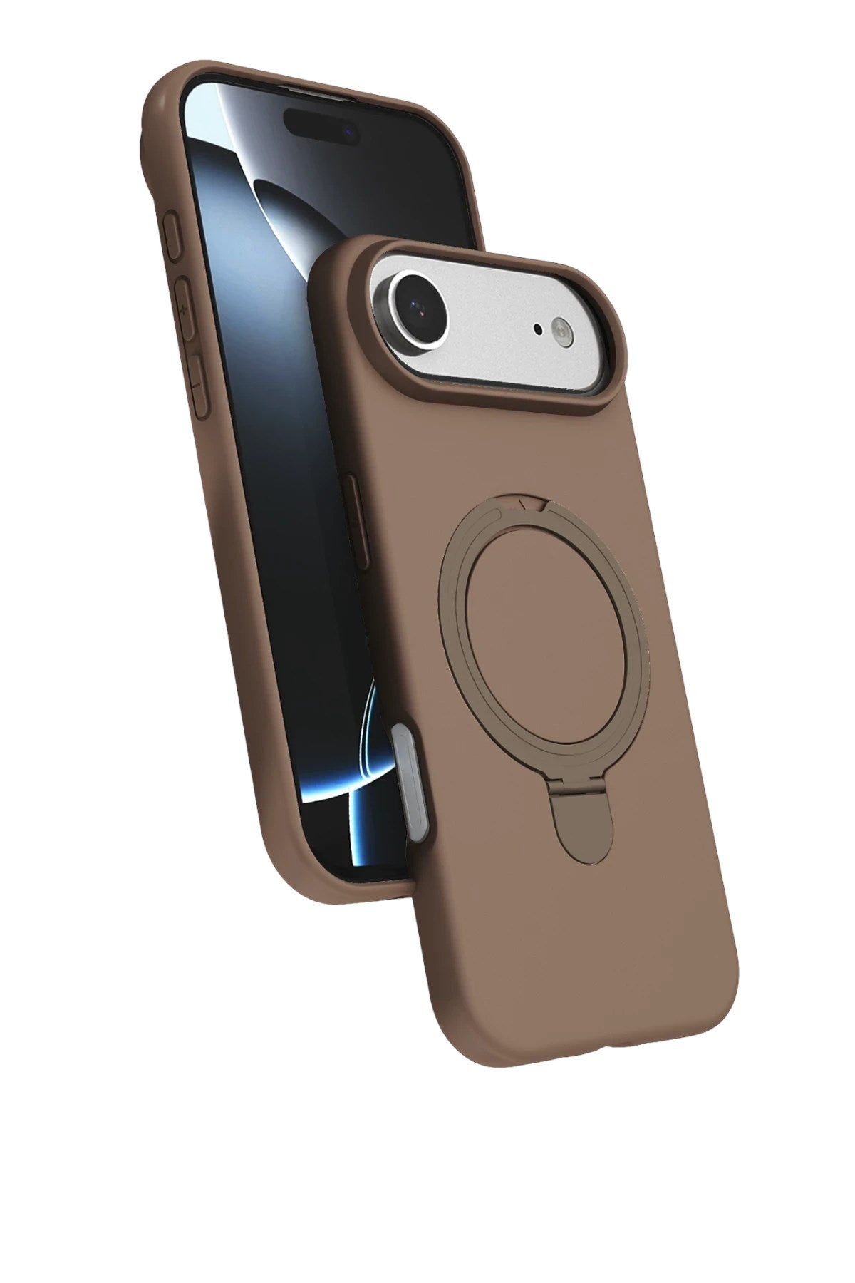 Mey İthalat® iPhone 17 Air Regal Magsafe Standlı Kapak - Çöl Titanyum