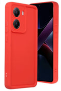 Mey İthalat® Poco X7 Pro Viera Silikon - Kırmızı