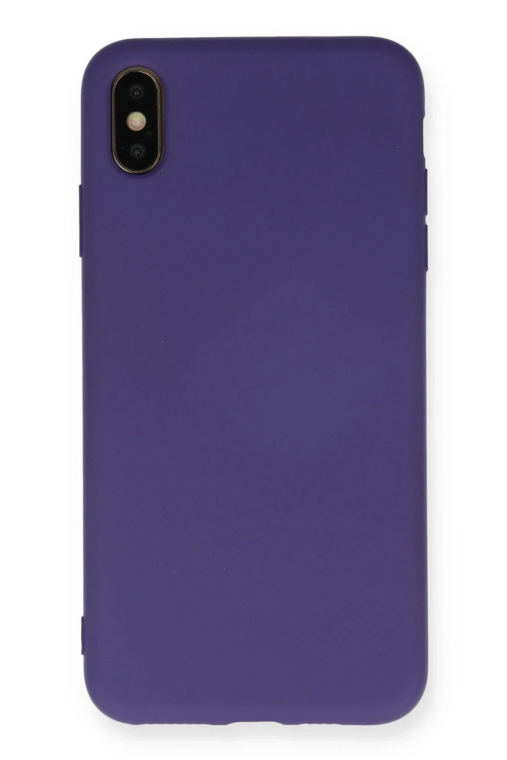 Mey İthalat® iPhone XS Max Kılıf Nano içi Kadife Silikon - Mor
