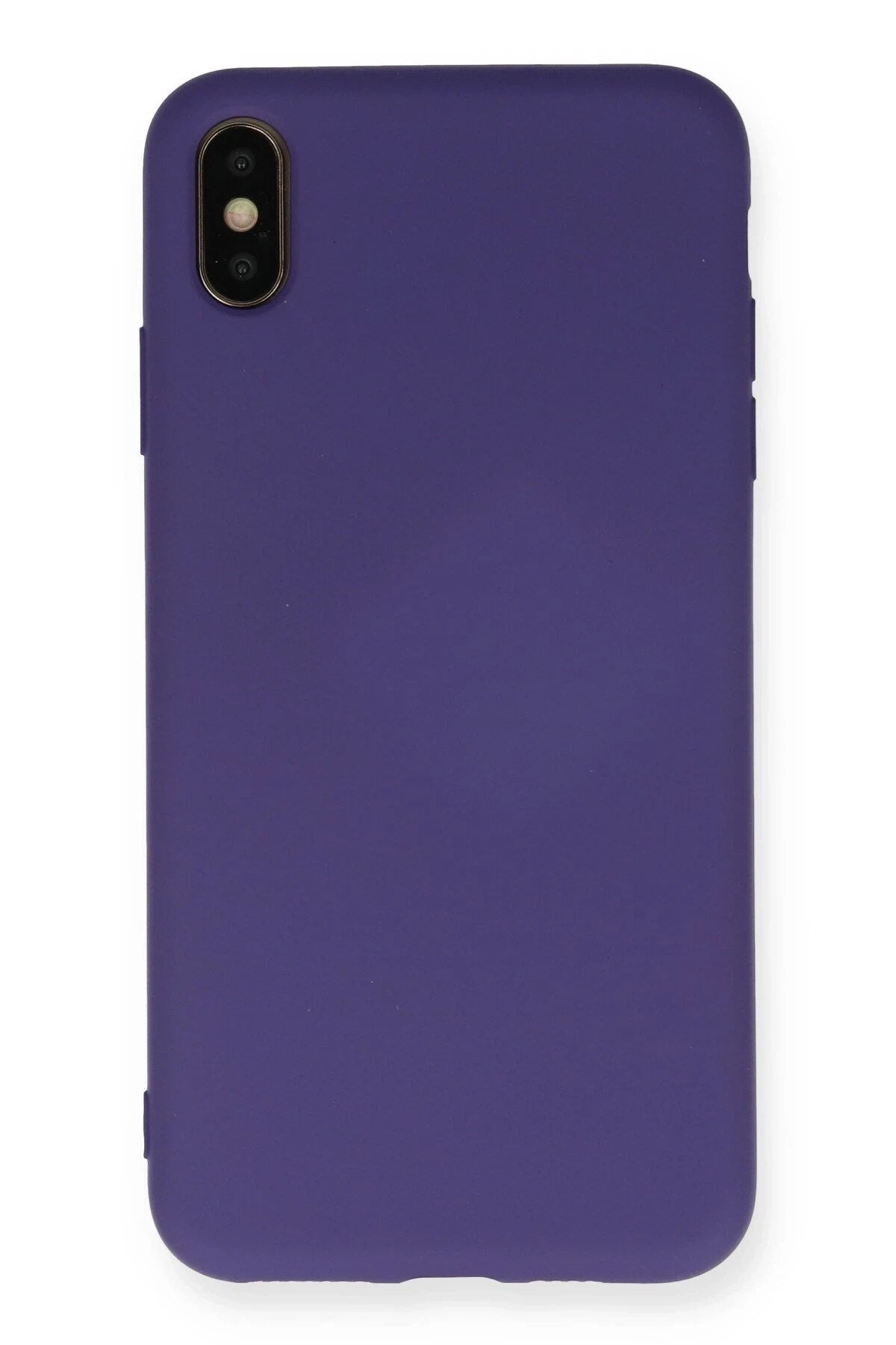 Mey İthalat® iPhone XS Max Kılıf Nano içi Kadife Silikon - Mor