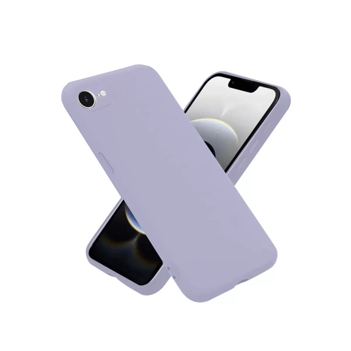 Mey İthalat® iPhone 16E Kılıf Nano içi Kadife Silikon - Lila