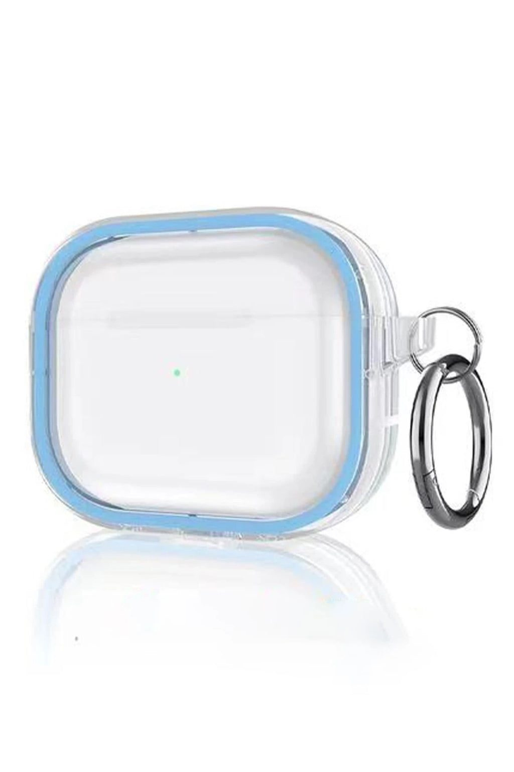 Mey İthalat® Airpods Pro 2 (2.nesil) Shiny Şeffaf Kılıf - Sierra Blue