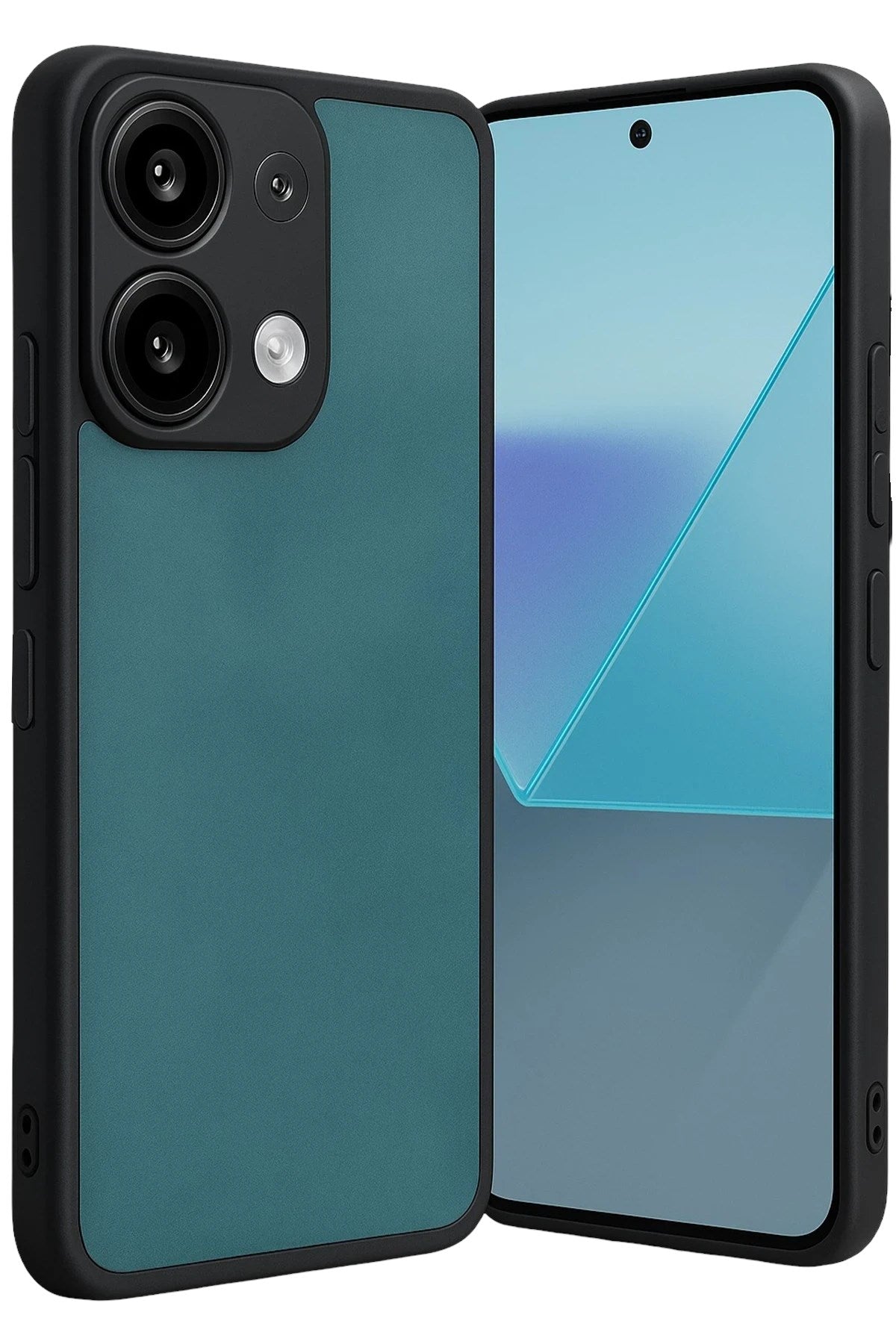 Mey İthalat® Redmi Note 13 Pro 4G Kılıf Aras Deri Kapak - Açık Yeşil