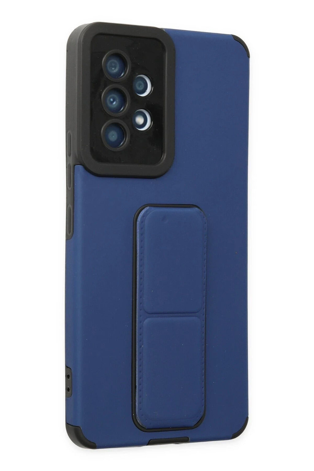 Mey İthalat® Samsung Galaxy A53 5G Kılıf Mega Standlı Silikon - Mavi