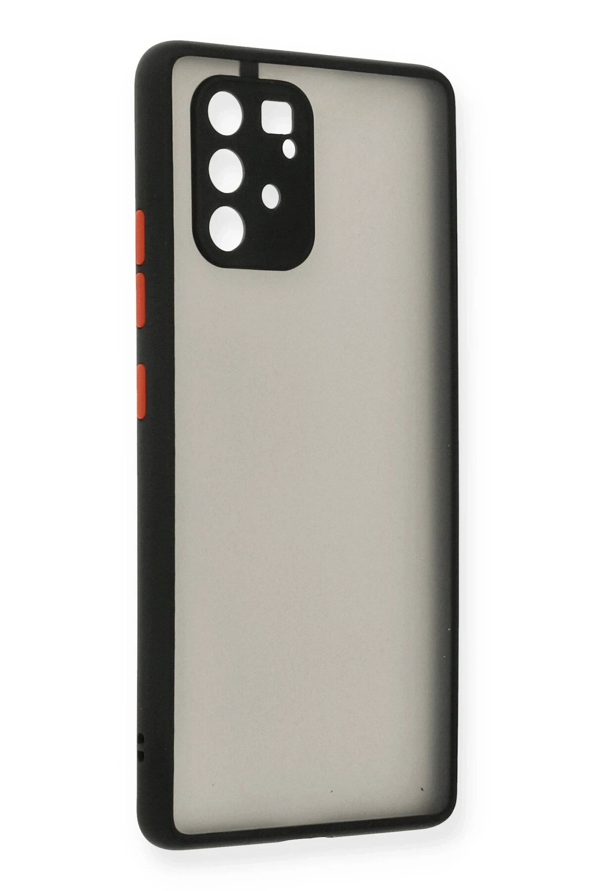 Mey İthalat® Samsung Galaxy A91 / S10 Lite Kılıf Montreal Silikon Kapak - Siyah