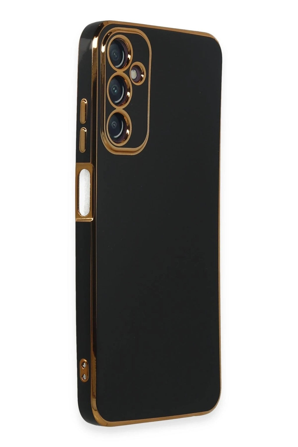 Mey İthalat® Samsung Galaxy A05S Kılıf Volet Silikon - Siyah