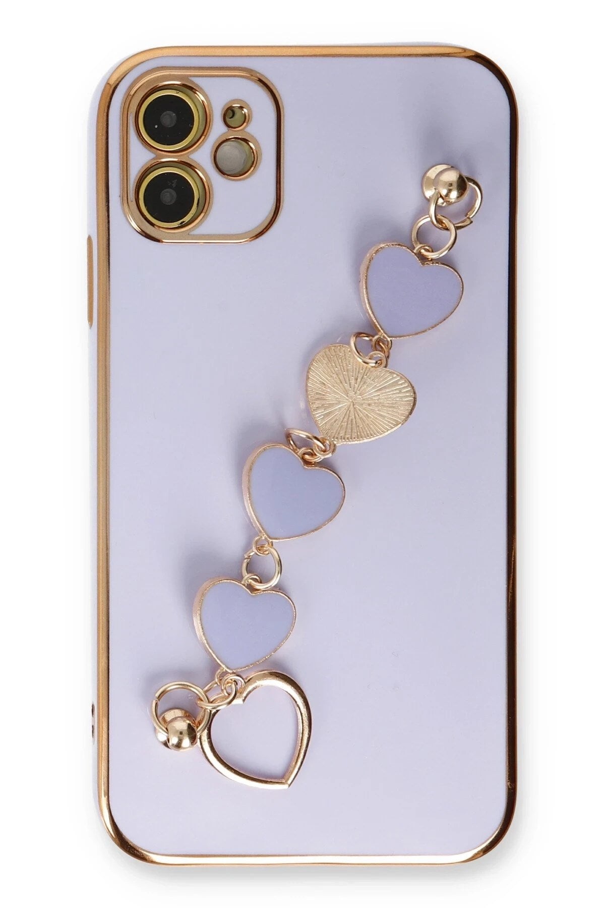 Mey İthalat® iPhone 12 Kılıf Esila Silikon - Lila