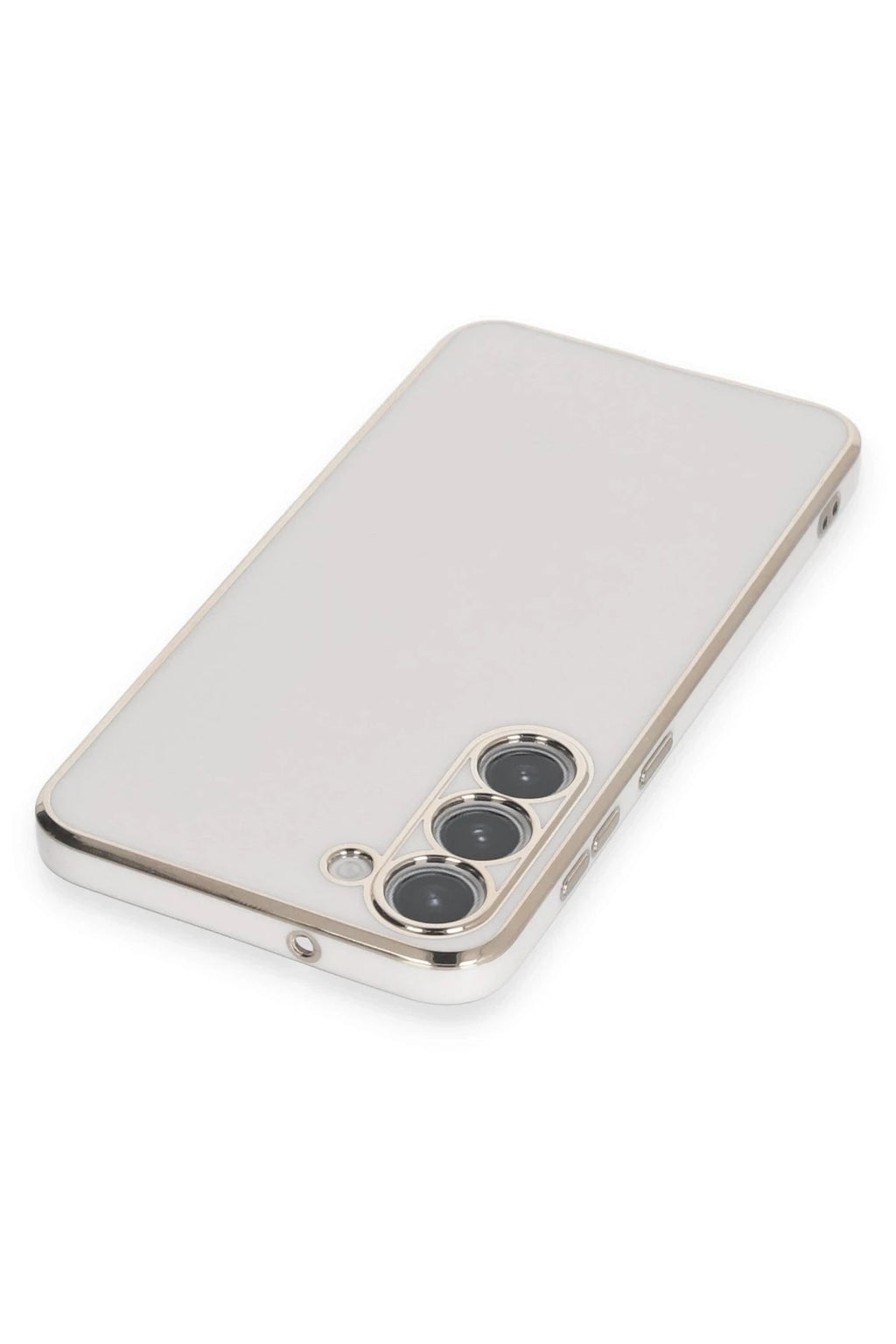 Mey İthalat® Samsung Galaxy S23 Plus Kılıf Volet Silikon - Beyaz