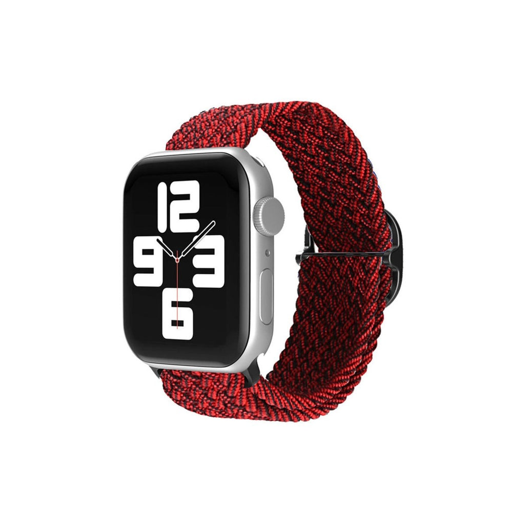 Mey İthalat® Watch 38mm Star Kordon - Siyah-Bordo