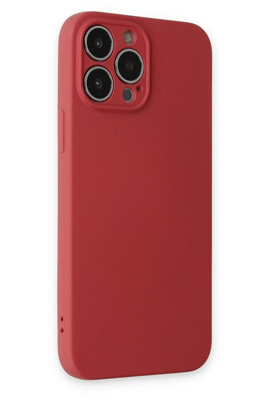 Mey İthalat® iPhone 13 Pro Kılıf Nano içi Kadife Silikon - Kiremit
