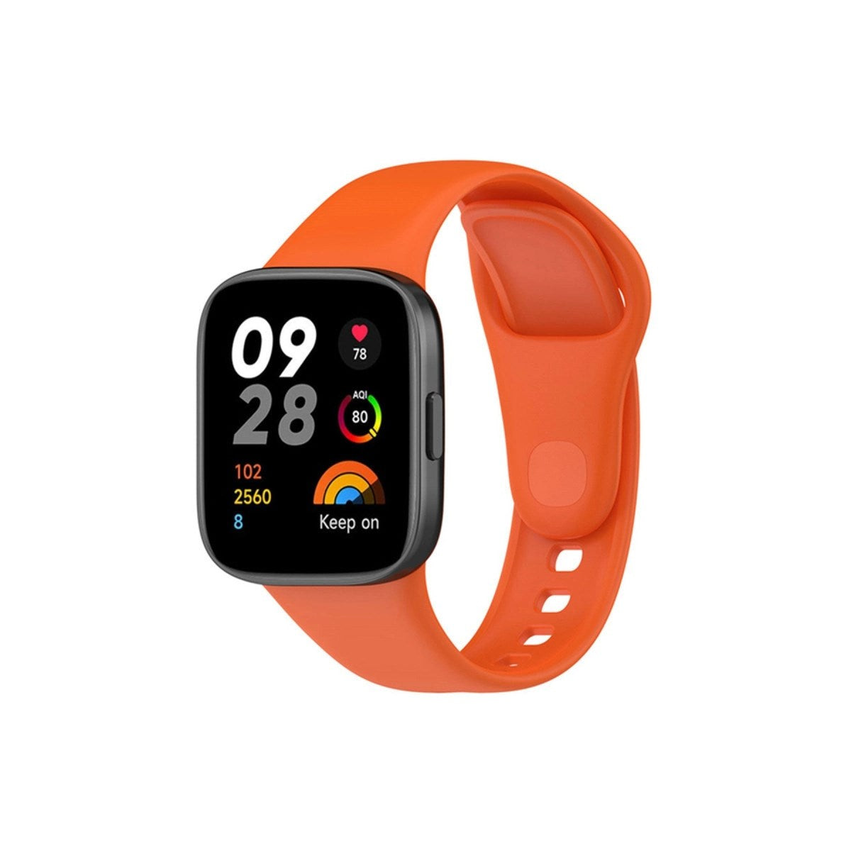 Mey İthalat® Redmi Watch 3 Klasik Kordon - Turuncu